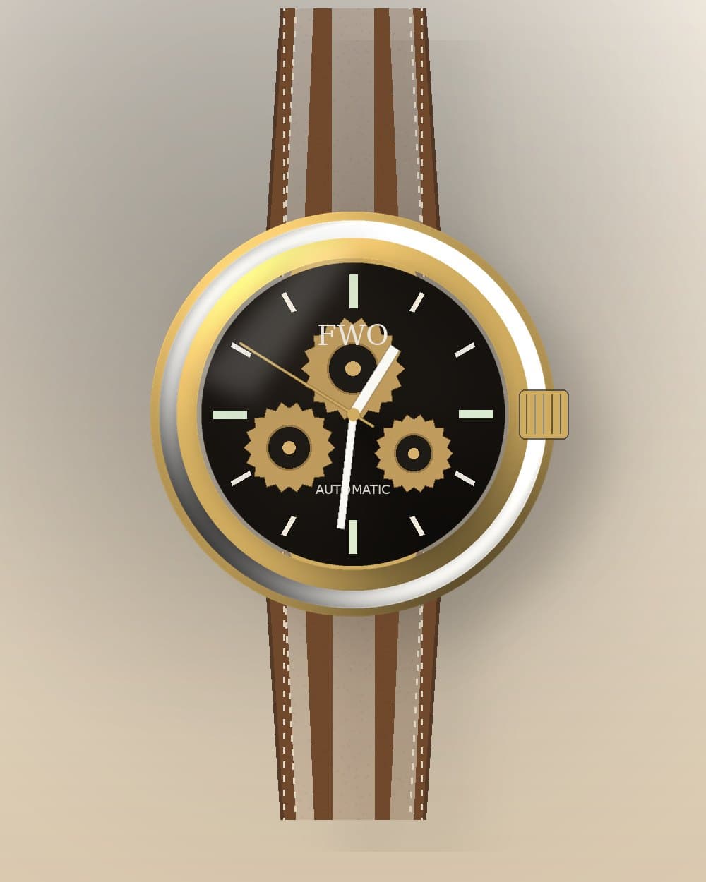 Regent Skeleton Automatic, front view